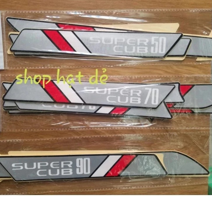 Tem Xe Cub 82_50,,70,,90 Chọn Bộ Tem 3 Lớp Hàng Đẹp