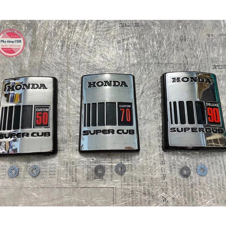 Tem Logo mặt nạ xe cub 81_ 86,,,50_70_90