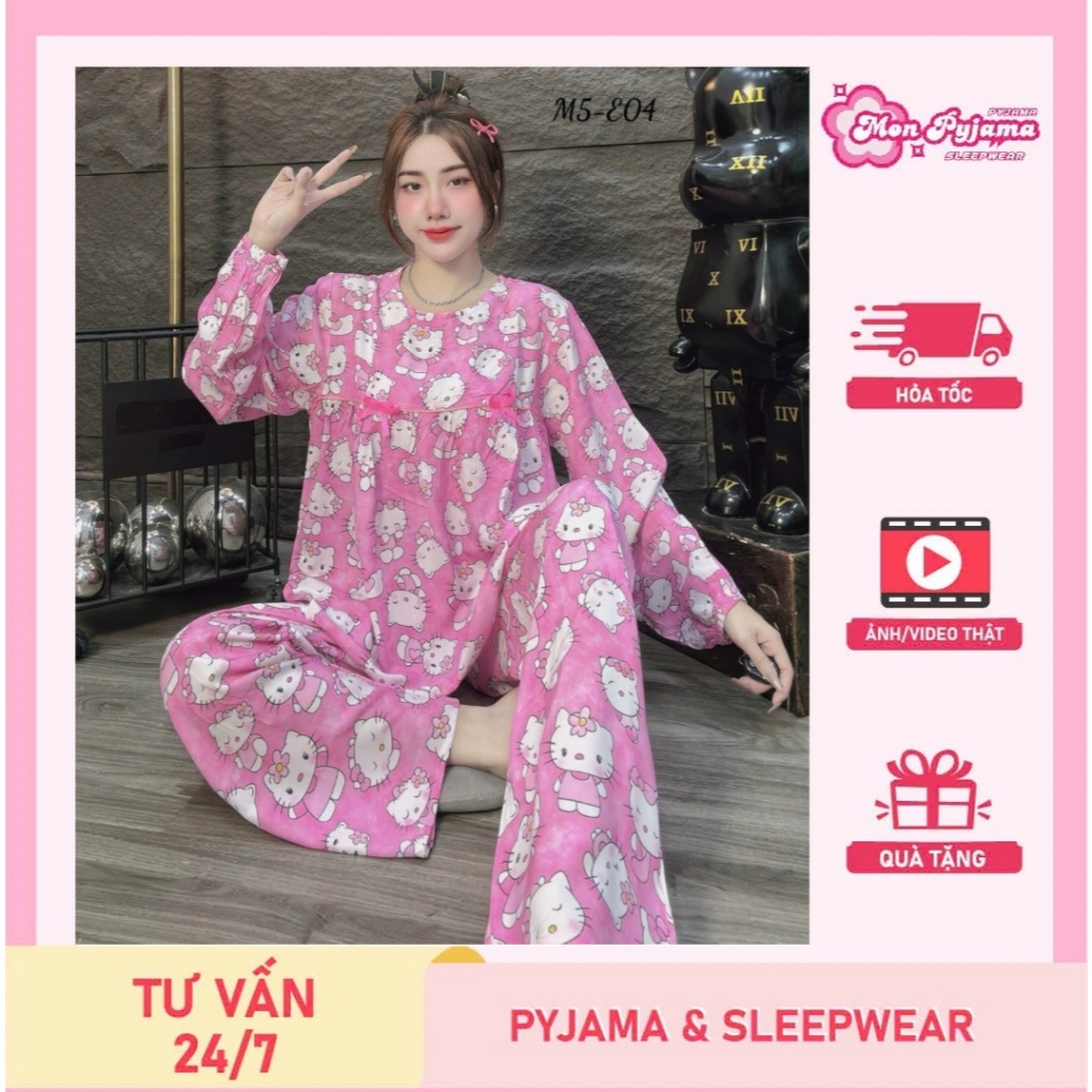 Đồ bộ nữ,đồ ngủ nữ dễ thương,set bộ tole hai da loại 1 babydoll nhiều họa tiết dễ thương trend [220]