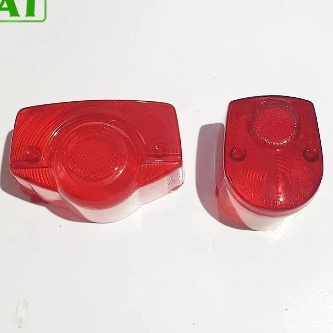 Nắp Đèn Hậu Xe Cub 81_ 50 _70 Nhựa Đỏ Hàng Dầy Đẹp