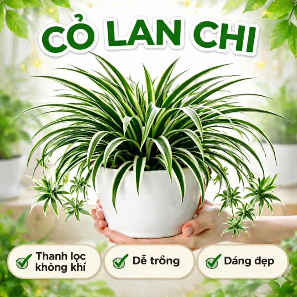 2 Cây Cỏ Lan Chi trang trí nhà cửa sân vườn ban công