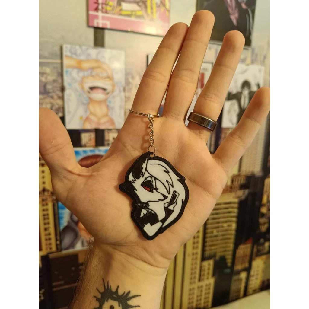 Móc chìa khóa Loona Helluva boss in nhựa Custom đẹp