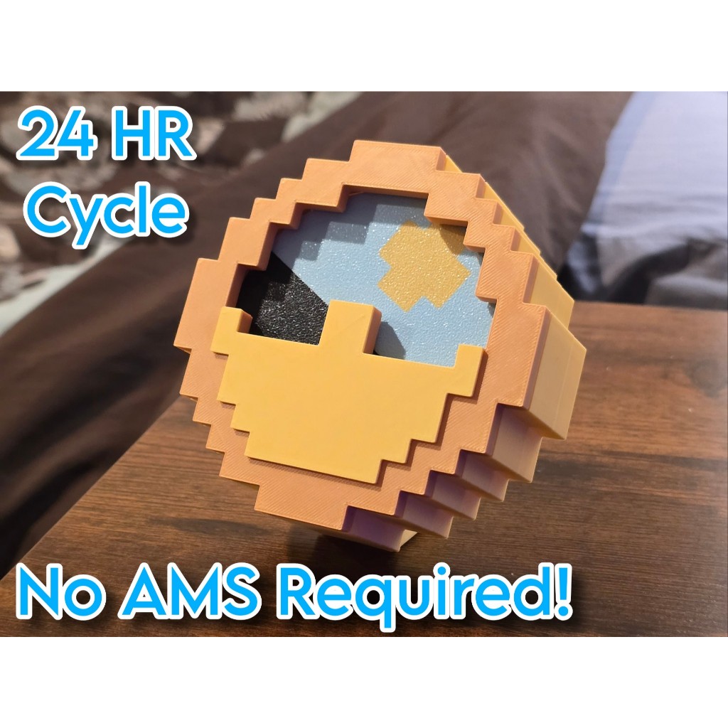 Đồng hồ treo tường Minecraft trang trí phòng , giá sách