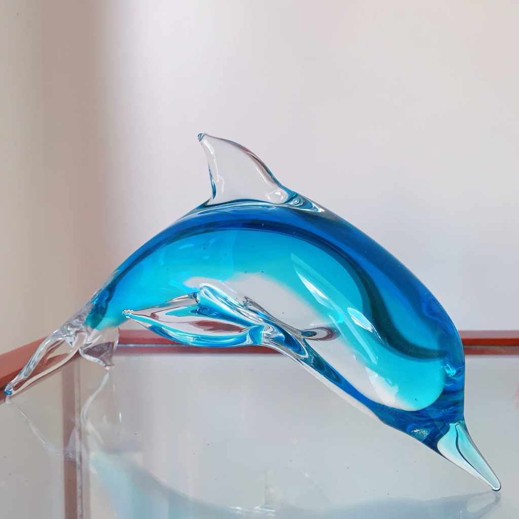 Cá heo pha lê nghệ thuật Ý