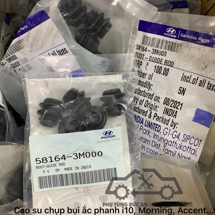 Cao su chụp bụi ắc phanh Hyundai i10, KIA Morning, Forte