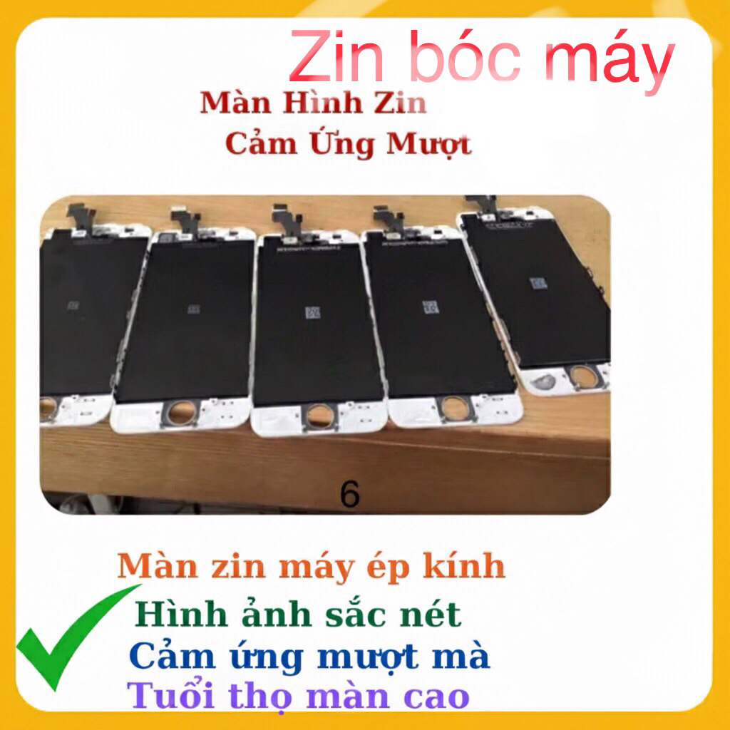 Màn Hình Zin Bóc Máy Dành Cho Seri 6 / 7 / 8 / X, Màn Zin Ép Kính Hình Ảnh Sắc Nét Full Chức Năng