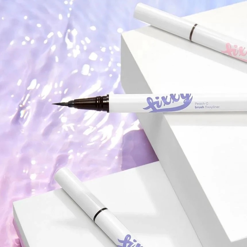 [CHÍNH HÃNG] Dạ kẻ mắt PEACH C Brush Fixxyliner siêu mảnh không lem lâu trôi dễ kẻ (Sale Date)