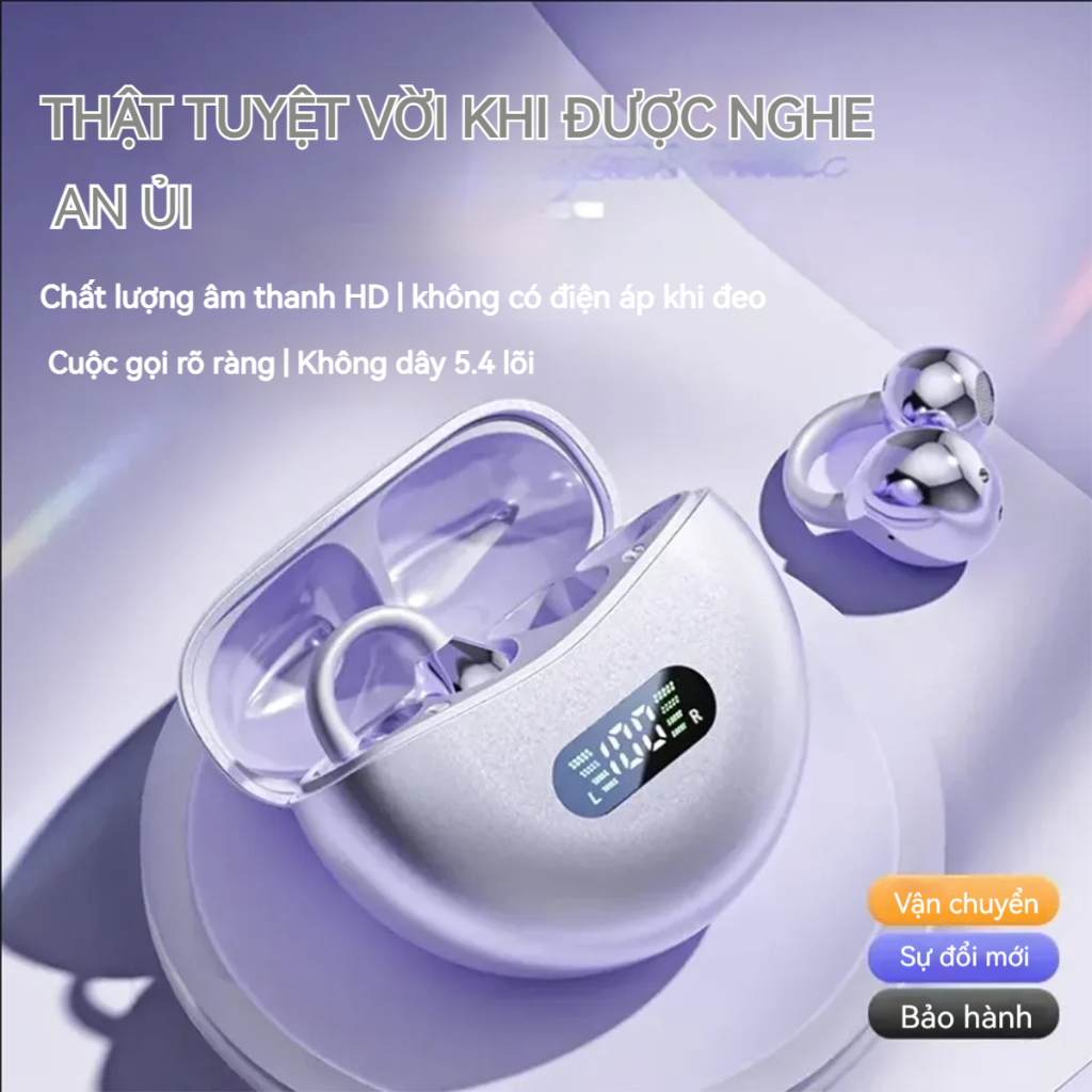 Tai nghe không dây Bluetooth truyền âm qua xương Q71 - Chống ồn, Chống nước, Có micro
