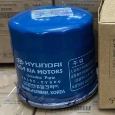 Lọc nhớt, lọc dầu động cơ xe Kia Morning, Picanto, Get 1.1 dùng chung. Mã : 26300-2Y500, 26300-02500