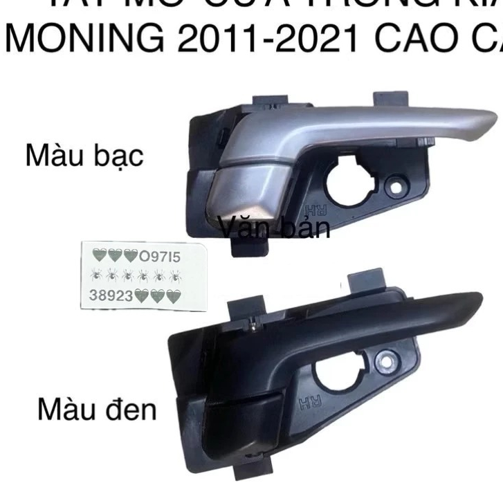 4 TAY MỞ CỬA TRONG KIA MORNING PICANTO 2011-2021 MÀU ĐEN, XÁM CAO CẤP GIÁ RẺ