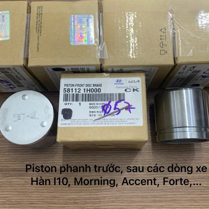 Piston phanh xe Hyundai i10, Kia Morning, Hyundai Accent, Kia Forte. Hàng xịn (58112-1H000)