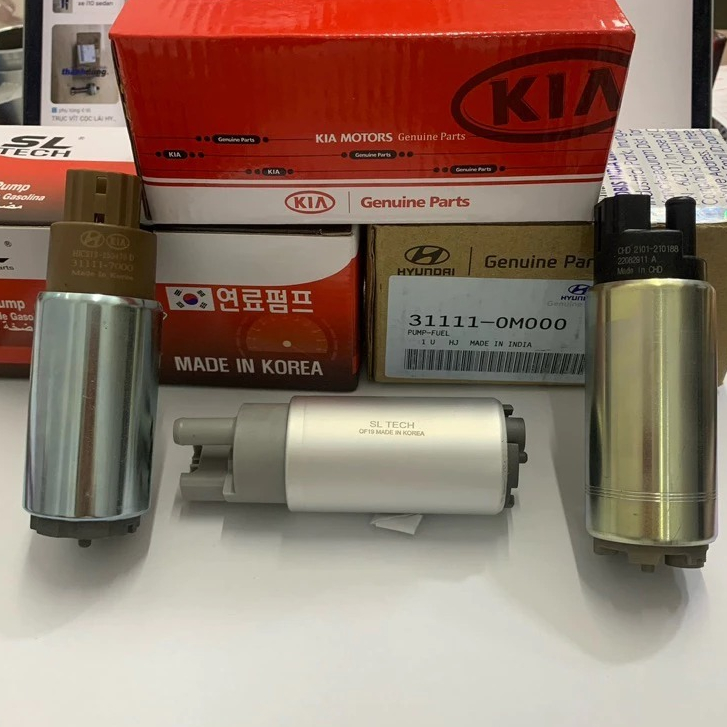 Bơm xăng, mô tơ bơm xăng xe Kia Morning, i10, Gentra, Lacetty, Matiz xịn Mobis