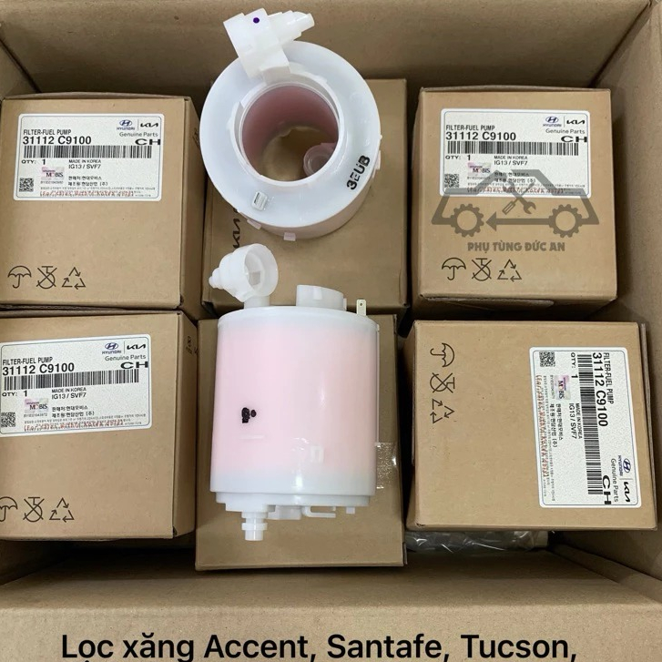 Lọc xăng, lọc nhiên liệu xe Hyundai Accent, Kia Rio (2017-2019), Tucson (2016-2020). (31112-C9100)