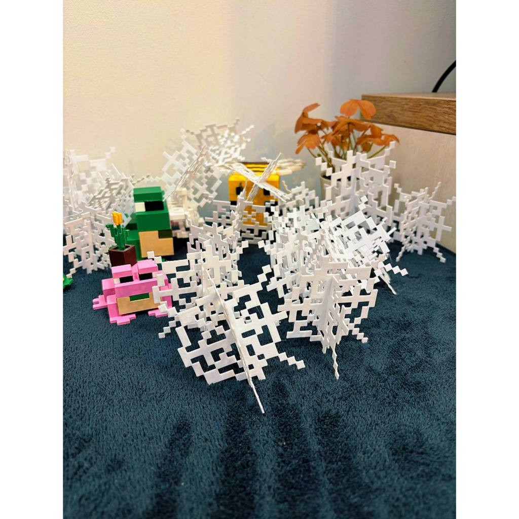 Mạng nhện Minecraft trang trí bàn , nhà cửa , tường , treo trần