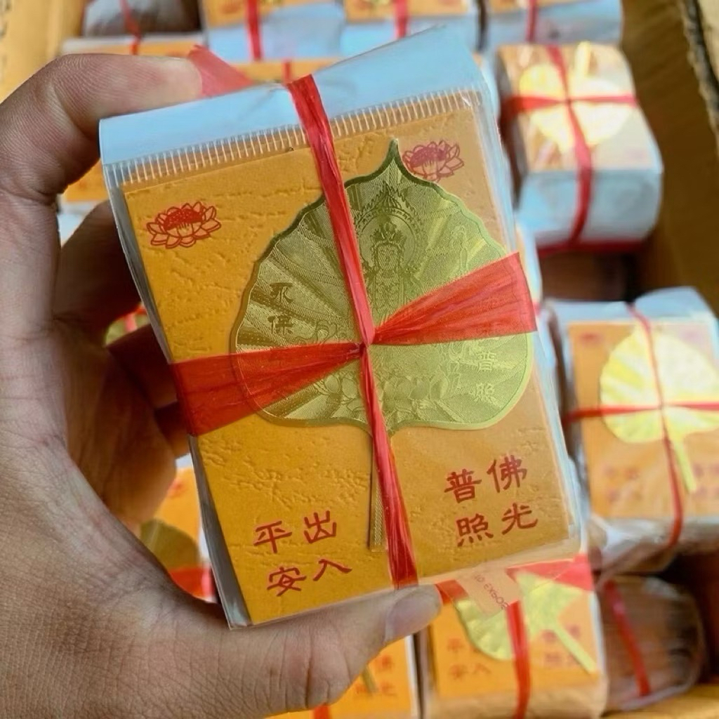 Combo 10 lá bồ đề mạ vàng hàng đẹp