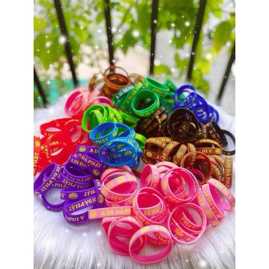 Set 50-100-200 Vòng Tay A Di Đà Phật - Vòng Tay Phật Hiệu - Vòng Tay A Di Đà - Vòng Tay May Mắn