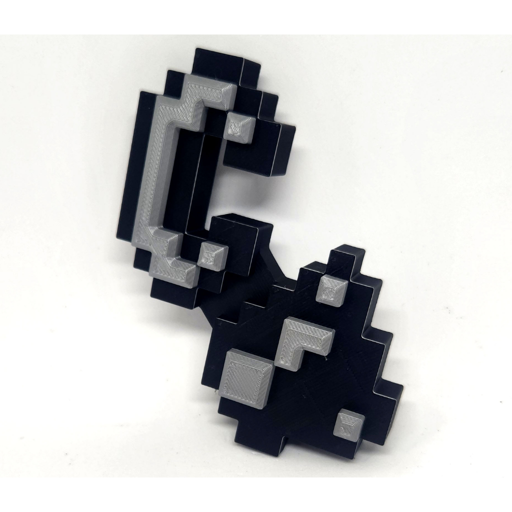 Que đánh lửa Minecraft flint and steel sinh tồn trang trí nhà cửa , prop cosplay