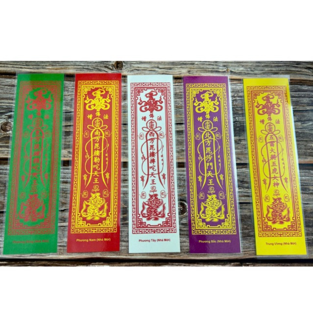 Bộ Phù Trấn Trạch 5 Phương Ép Plastic