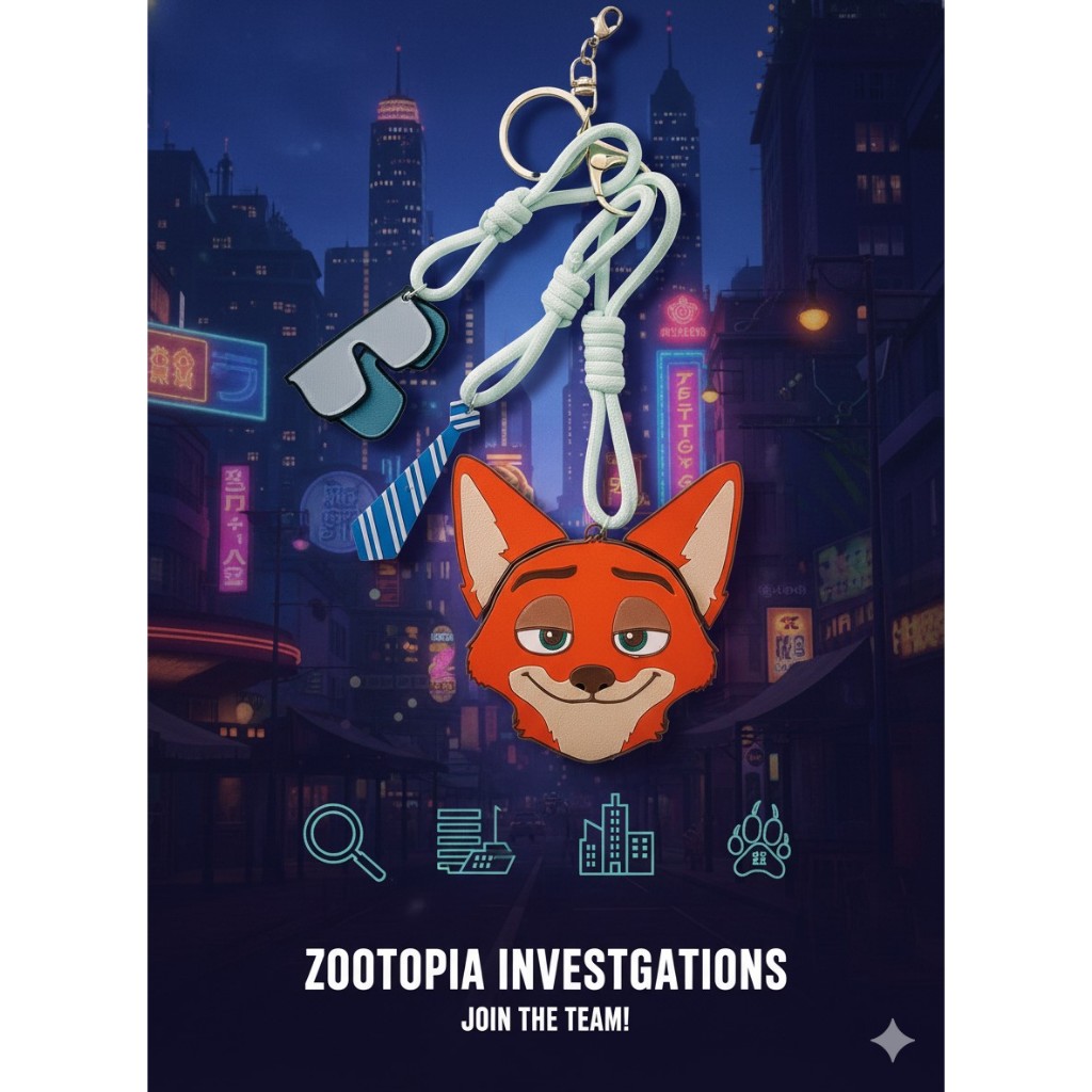 Móc chìa khóa Nick Zootopia độc đáo, cute ngộ nghĩnh