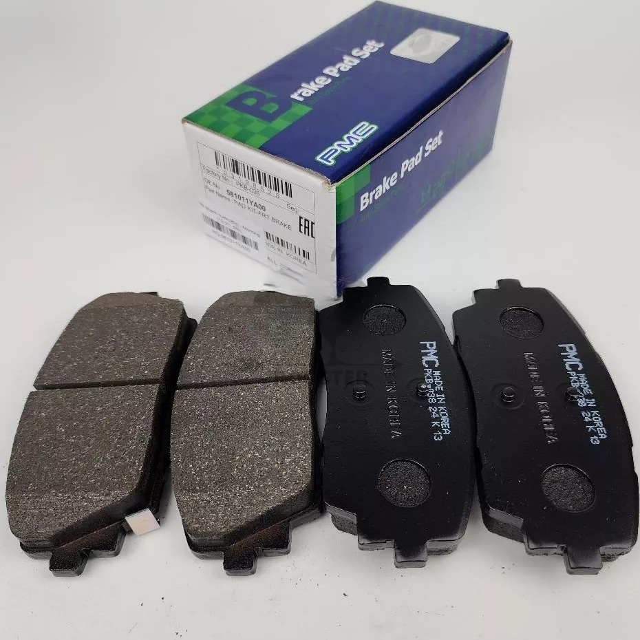 Má phanh đĩa trước xe Kia Morning (2012-2021). Hàng PMC-HQ. (Mã: 581011YA00)