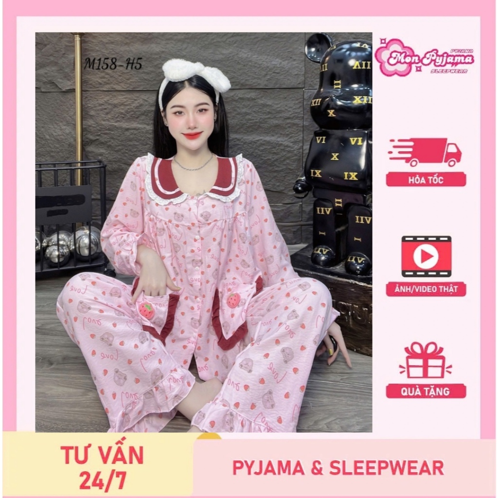 Đồ bộ nữ đồ mặc nhà, đồ ngủ nữ dễ thương, đồ xinh đũi tiểu thư cao cấp nhiều họa tiết hottrend [800]