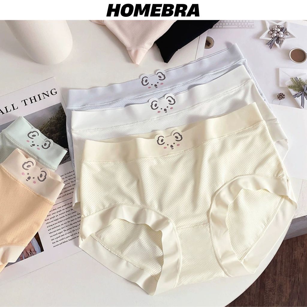 Quần lót nữ thun lạnh cao cấp mềm mại, Quần chip nữ su họa tiết đáng yêu đáy 2 lớp kháng khuẩn L718