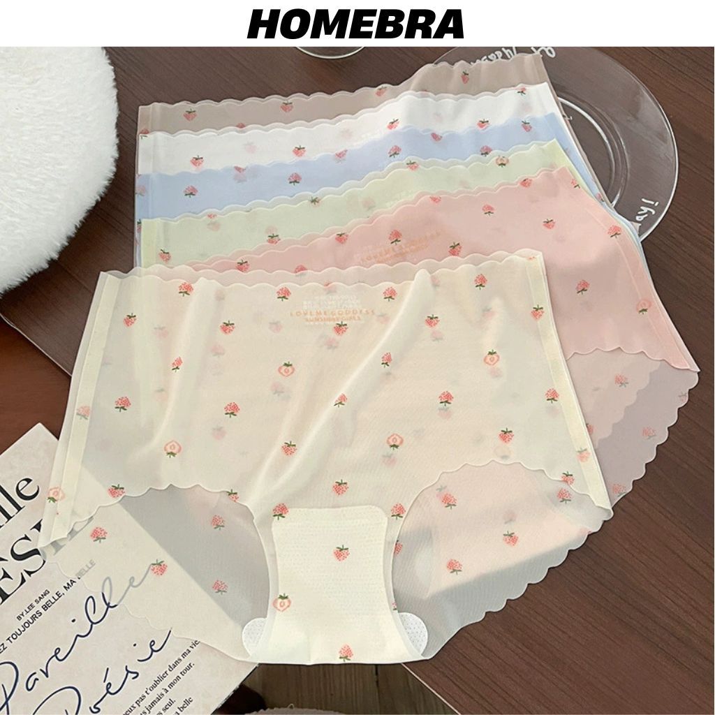 Quần lót nữ su lụa tàng hình không lộ viền, Quần lót cạp vừa tôn dáng đáy ép 2 lớp kháng khuẩn L1027