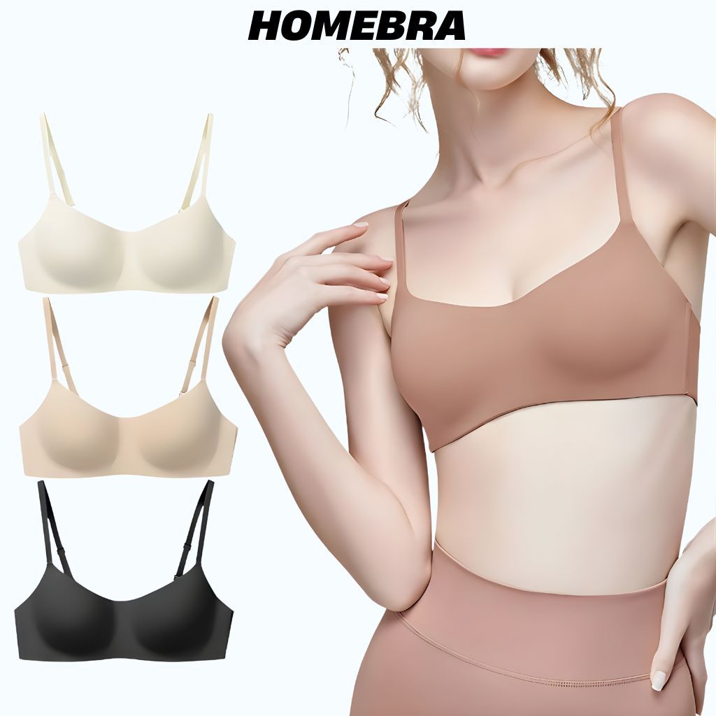 (Loại 1) Áo ngực nữ đúc su không gọng mút mỏng ôm ngực, Áo lót không lộ viền cao cấp mềm mịn  A141