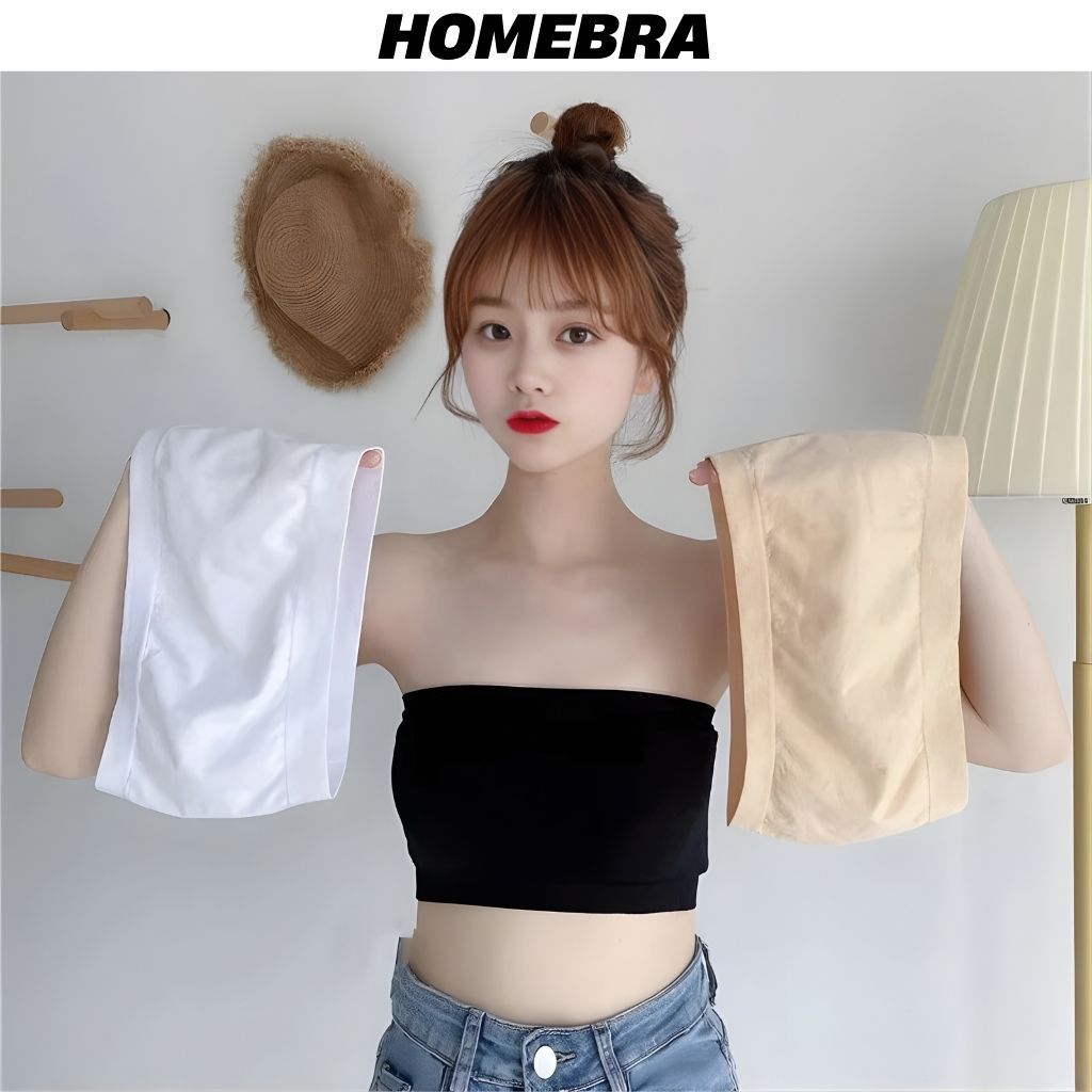 Áo lá học sinh không dây mềm mại co giãn tốt - Áo quây bra ngang ngực không mút mặc thoải mái B0123