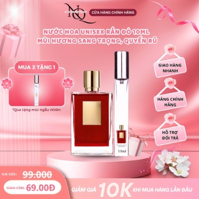 [ MUA 2 TẶNG 1 ] Nước hoa Unisex Rắn Đỏ 10ml - Mùi Hương Sang Trọng, Quyến Rũ