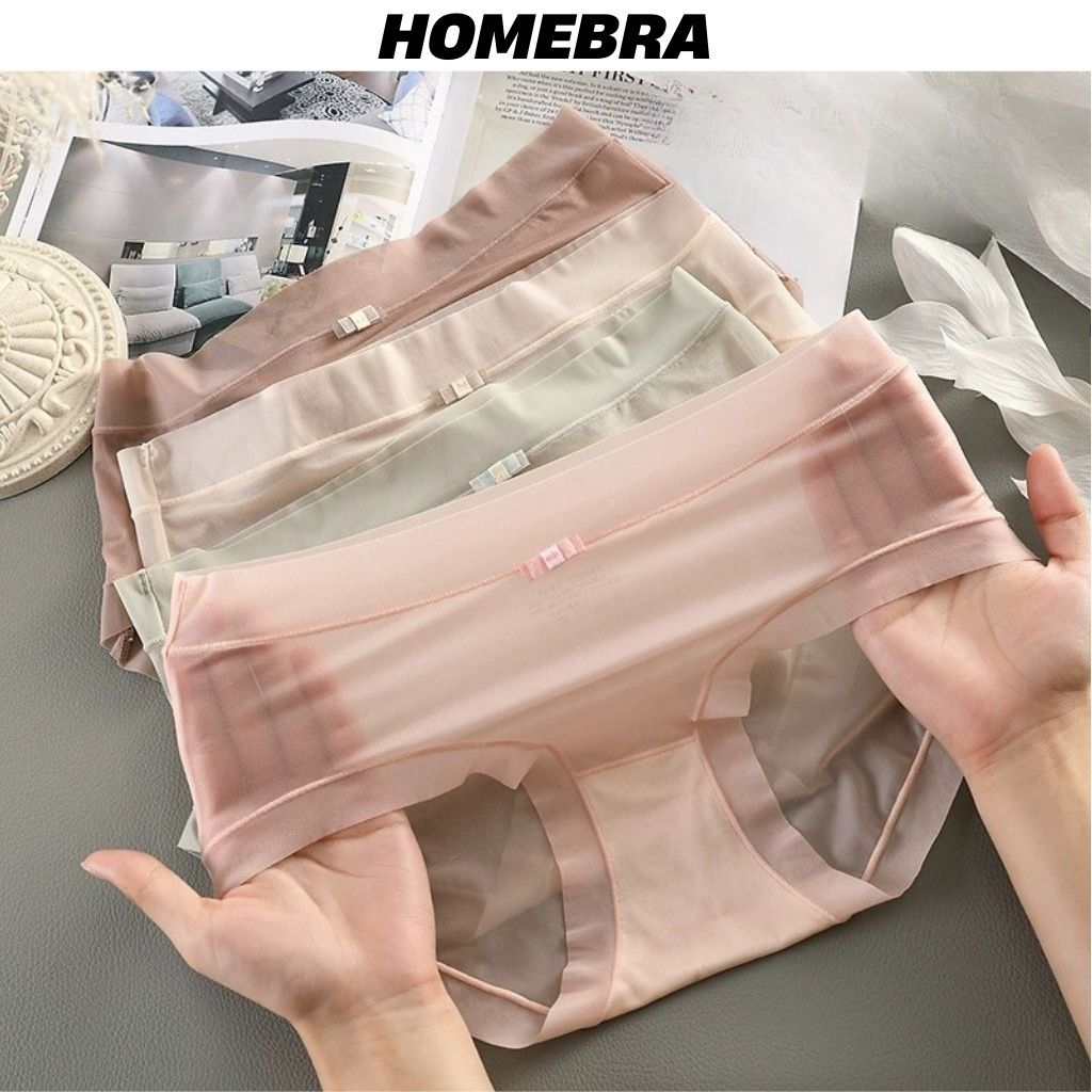 Quần lót nữ thun lạnh mỏng mềm thoáng mát - Quần lót su cạp vừa tôn dáng thoáng mát kháng khuẩn L896