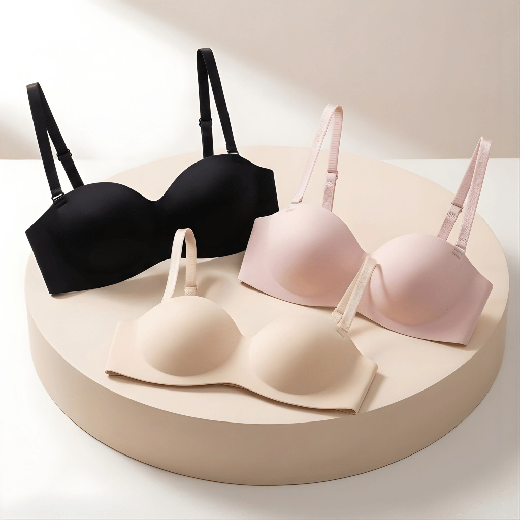 [ MẪU MỚI ] Combo Áo Ngực Nữ Đúc Su Không Gọng Mềm Mại, Áo Lót Nữ Mút Bàn Tay Thông Hơi AMYBRA A820